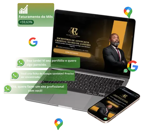 Imagem principal de sites institucionais